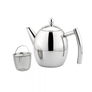 0.5L/16.0fl oz Stainless Steel Tea Pot with Strainer