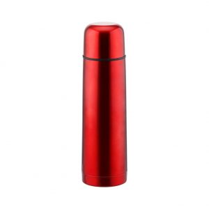 0.5L Stainless Steel Bullet Flask (Red)