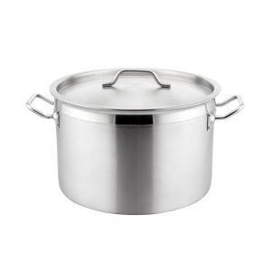 24L Stainless Steel Stock Pot, 360x240mm, thickness:1.0mm