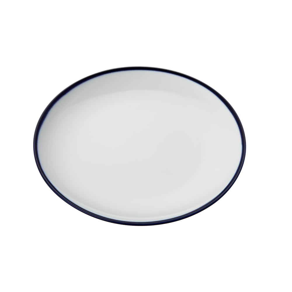 Blue Rim Porcelain Dish, 17.5cm/7inch
