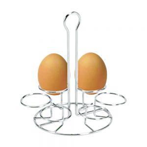 Chrome Plated Wireware Egg Holder for 6 Eggs dia.170cmxH.180mm