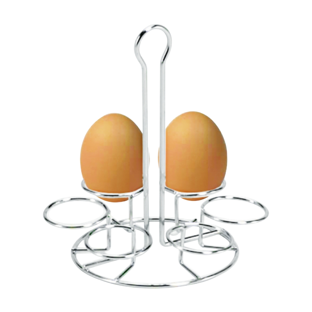 Chrome Plated Wireware Egg Holder for 6 Eggs dia.170cmxH.180mm