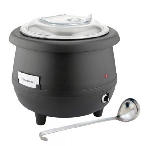 Electric Soup Warmer PC Cover & Aluminium Water Jacket With Ladle