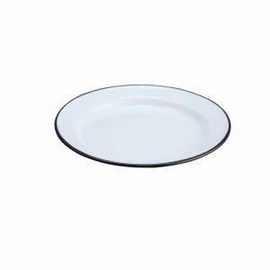 Enamel Coating Dinner Plate dia.25.7x2.3(h)cm