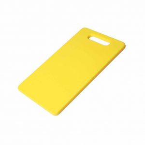 Polypropylene Chopping Board With Handle(6211C series), 25x15x0.9cm / 10x6x0.4inch, Yellow