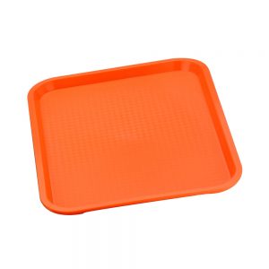 Polypropylene Fast Food Tray 350x270mm/13.5x10.5inch (Orange)