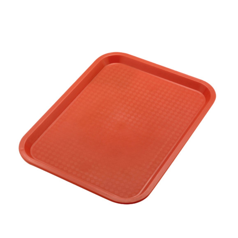 Polypropylene Fast Food Tray 350x270mm/13.5x10.5inch (Red)