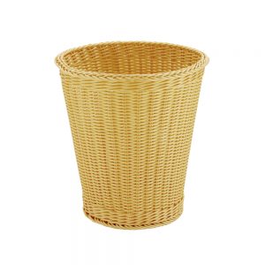 Polypropylene Rattan Basket dia.30.5x32.0cm 11ltr Beige (C04 Range)