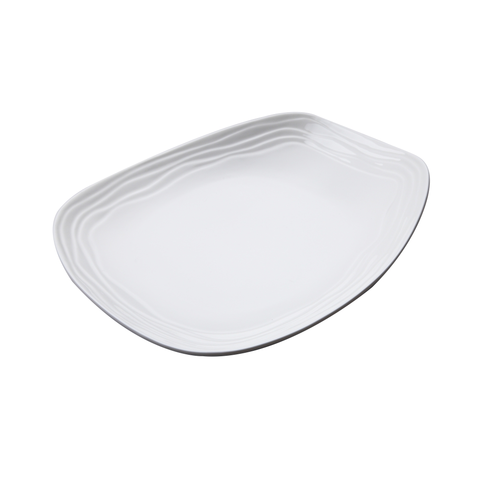 Porcelain Plate, 26.5cm/10.5inch (Well-Wave Series)