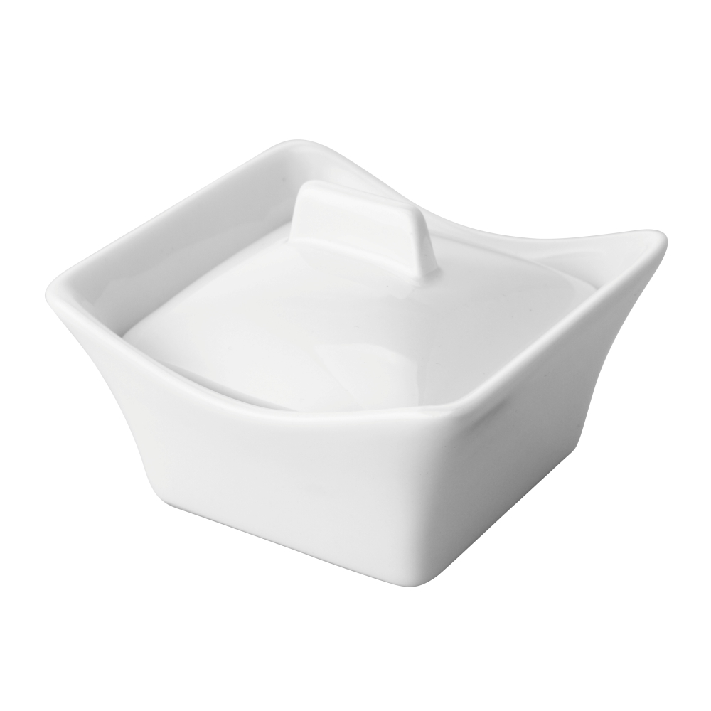 Porcelain Square Mini Caserole 11cm/4.5inch