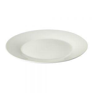 Porcelain Wide Rim Plate, 19cm/7.5inch (C66 RANGE)