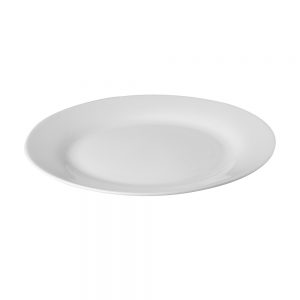 Porcelain Wide Rim Plate, 24cm/9.5inch (C66 RANGE)