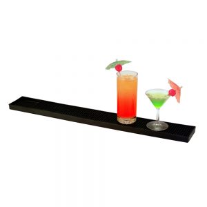 Rectangular Rubber Bar Mat (Black)
