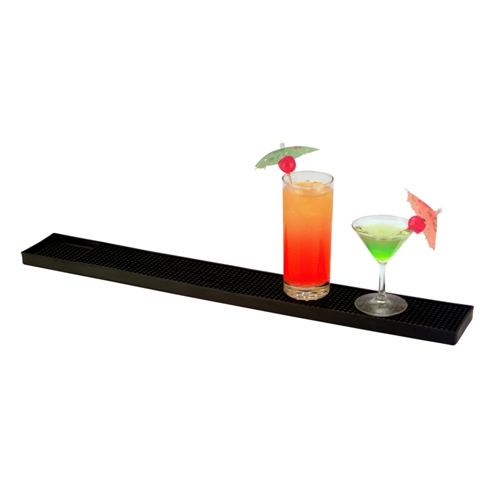 Rectangular Rubber Bar Mat (Black)
