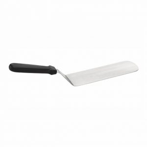 Stainless Steel Flexible Turner 20 x 8cm Blade with Black Plastic Handle (MPH series)