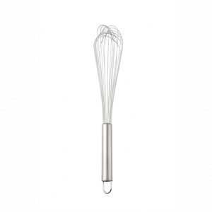 Stainless Steel Piano Whisk with Hooked Handle 12-Wire 40cm