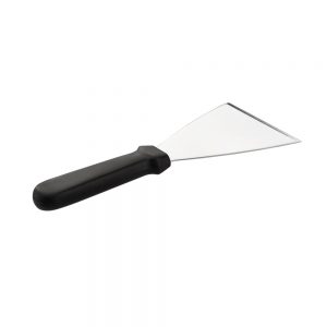 Stainless Steel Scraper 14 x 13cm Blade with Black Plastic Handle (MPH series)