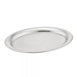 Stainless Steel Serving Tray 19.5cm/8.0inch, Oval