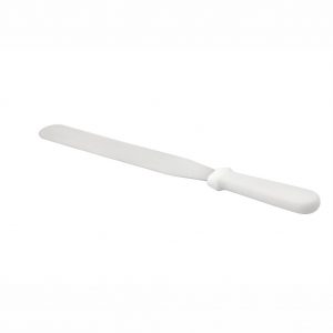 Stainless Steel Spatula 25cm with White Plastic Handle (MPH series)