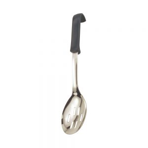 Stainless Steel Slotted Spoon with Black Handle (M429 series)