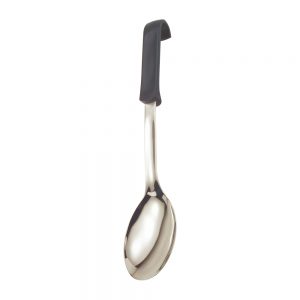 Stainless Steel Solid Spoon with Black Handle (M429 series)