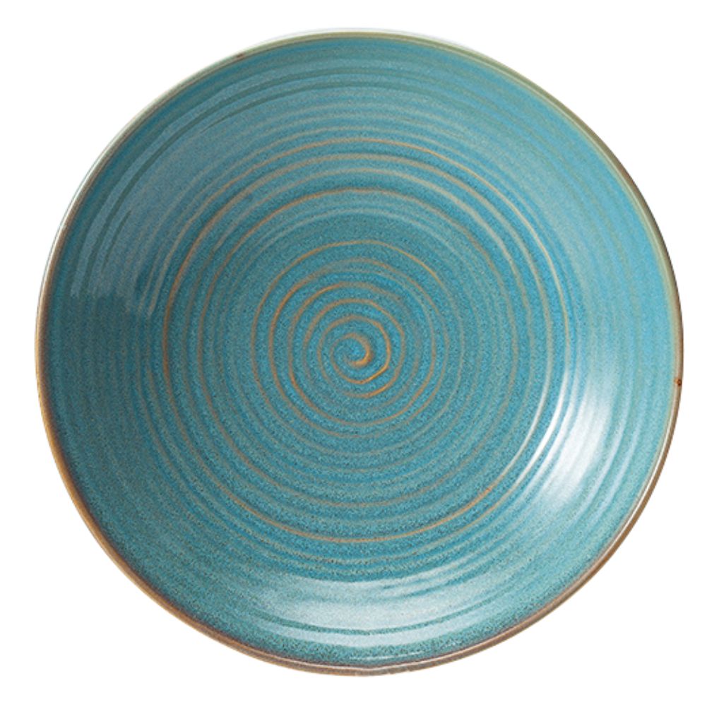 reactive glaze porcelain plate 20cm 8inch-CMR051