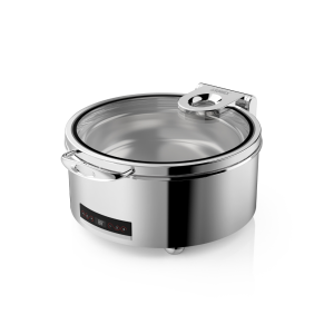 Round 6.8L Waterless Dry Heat Chafer with Stainless Steel Cover (Terni Series)