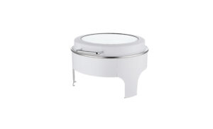 Spacious Round design ideal for various dishes, Stainless Steel, Black, Gold and White—ensuring the perfect match for your event